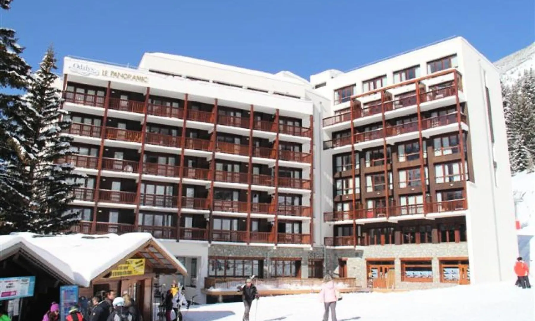 公寓 Residence Le Panoramic - Appartement Spacieux - Depart Et Retour Skis Aux Pieds - Piscine - Parking Inclus - Spa Mae-6931 马格朗